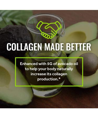 RSP Nutrition AvoCollagen Vanilla Bean | Collagen Peptides & Avocado Oil Powder 14.1 oz - Buy Online on GoSupps.com