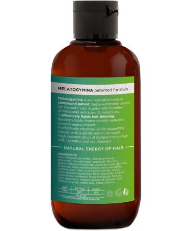  Tricogym Melatogymina Tricogym Biodegradable Nature Friendly 2-in-1 Shower/Shampoo 200 ml - Patented formula with melatogymine natural ingredients paraben-free SLS/SLES-free - 100% recyclable packaging - Buy Online on GoSupps.com