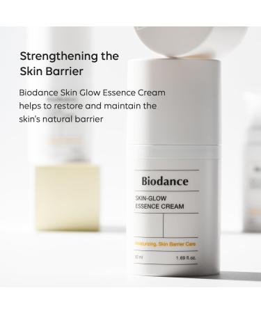 Biodance Skin-Glow Essence Cream | Moisturizing Anti-Aging Facial Moisturizer with Hyaluronic Acid & Ceramide | 1.69 fl. oz | Shop Internationally - Buy Online on GoSupps.com