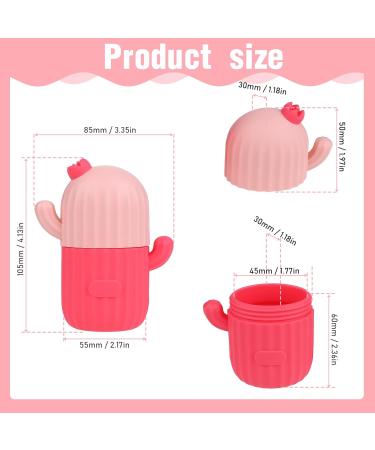 Buy Pink Ice Face Roller & Cactus Silicone Mold | Best Facial Skin Care Tools for Eyes & Neck | International Shipping Available - Buy Online on GoSupps.com