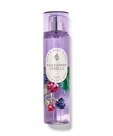 Bath & Body Works Black Raspberry Vanilla Signature Collection Fragrance Mist 8 Fl Oz (Blackberry Vanilla)