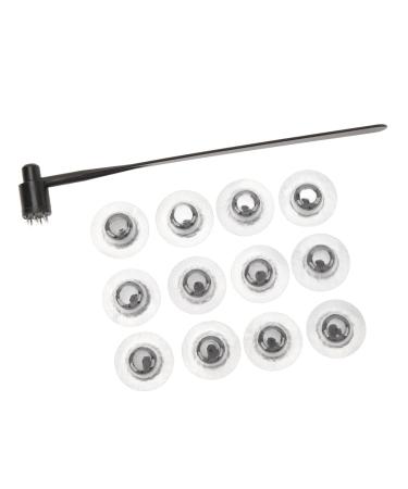 Seven Star Needle Set Seven Star Needle Hammer Plum Blossom Skin Hammer Made of Stainless Steel With 12 Replacement Heads