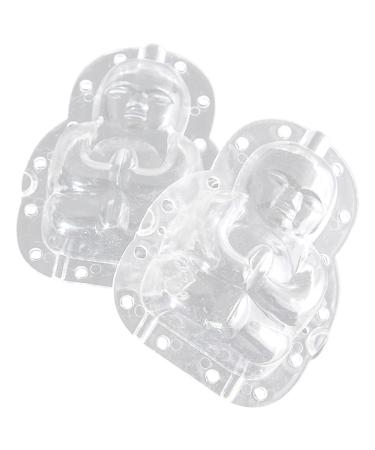 VILLCASE 2pcs Vegetable Shaping Mold Small Melon Mold Pear Mould Genseng Fruits Mold Multifunction Watermelon Transparent 10x7cm