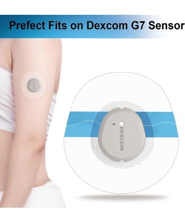 Kuruyo 40Pcs Dexcom G7 Adhesive Patches - Waterproof, Transparent Overlay, Hypoallergenic, Latex-Free, Strong Adhesion - 10+ Days Wear, Easy Application, G7 Hole 40 Pack - Buy Online on GoSupps.com