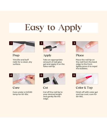 Beetles Gel Polish 5 in 1 Kit: Nail Glue, Base Gel, No Wipe Top Coat - 2PCS 15ML for Gel Nails & Polish | Easy Nail Extension, Long Lasting, LED Gel Shine Finish - Soak Off - Buy Online on GoSupps.com