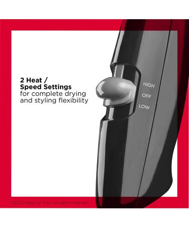 REVLON 1875W Lightweight Travel Hair Dryer - Compact & Powerful in Black - Buy Online on GoSupps.com