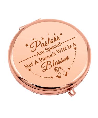 Pastor Wife Appreciation Gifts Thanks You Gift Compact Makeup Mirror for Her Religious Gift for Minister's Wife Inspirational Gift Folding Makeup Mirror for Pastor Wife Birthday Thanksgiving Gifts - Buy Online on GoSupps.com