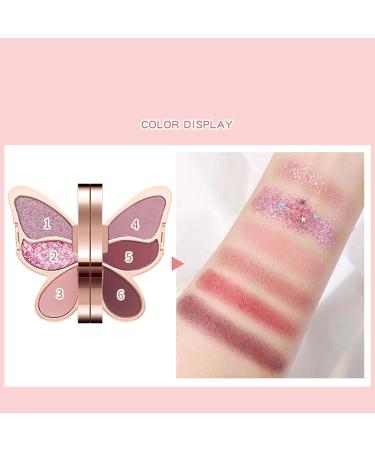  G n rique Eye Makeup Palette 6 Colors Eyeshadow Waterproof Eye Shadow Matte Shimmer Palette Waterproof and Highly Pigmented Makeup Eyeshadow Palette with 6 Vibrant Colors Perfect for Women and Girls - Buy Online on GoSupps.com