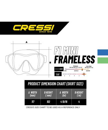 Cressi Kids Mini Frameless Pink Scuba Diving Snorkeling Mask - Lightweight Premium Design from Italy - Buy Online on GoSupps.com