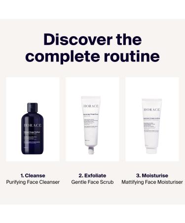 HORACE Face Cleanser for Men - Purifying Gel Against Excess Sebum - Gentle Skincare for All Skin Types - Unscented 200 ml - Buy Online on GoSupps.com