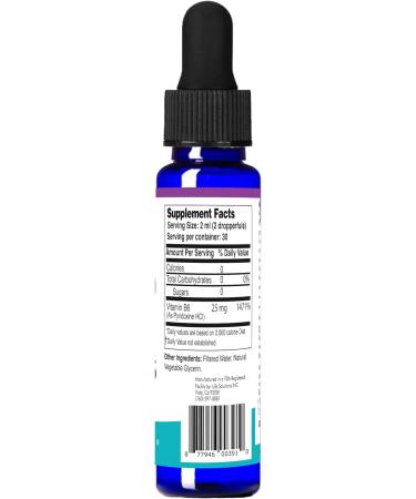 Life Solutions Vitamin B6 Pyridoxine HCI - B Vitamins Supplement B6 Vitamins 25mg - Essential B6 Supplement for Metabolism Energy and Nervous System Support 2oz Liquid Dropper - Buy Online on GoSupps.com