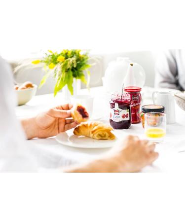 Schwartau Extra Sour Cherry Jam - Pack of 8 (8 x 340g) | Premium International Shipping - Buy Online on GoSupps.com