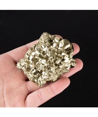 1pc Natural Raw Minerals Pyrite Stone Crystal Decoration Irregular Pyrite Crystals Specimens Decoration (Color : 30-40g) - Buy Online on GoSupps.com