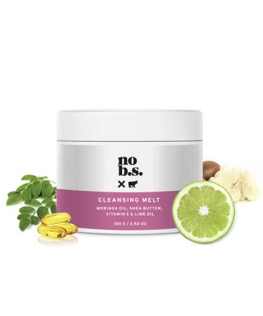 No Bad Stuff - Cleansing Melt with Moringa Oil Shea Butter Vitamin E and Lime Oil Facial Cleanser Balm 3.52oz