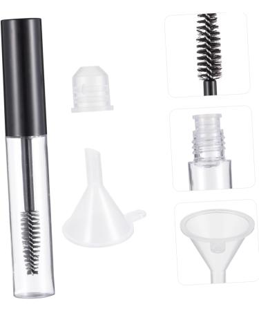 Beavorty 1 Set Mascara Tube Funnel Eyelash Wand Tube Mascara Tubes DIY Mascara Bottle Cosmetic Black Plastic - Buy Online on GoSupps.com
