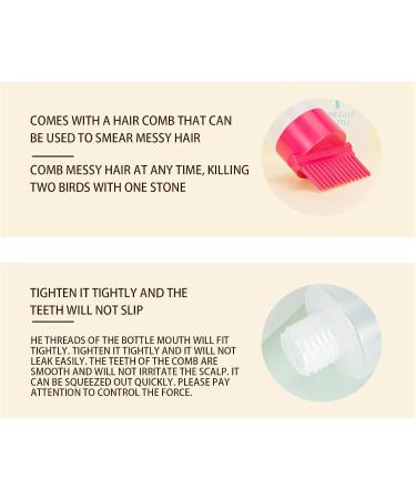  Lambo Hair oil applicator 180ml hair oil comb bottle applicator for hair dye water liquid oil hair coloring products Lambo oil bottle - Buy Online on GoSupps.com