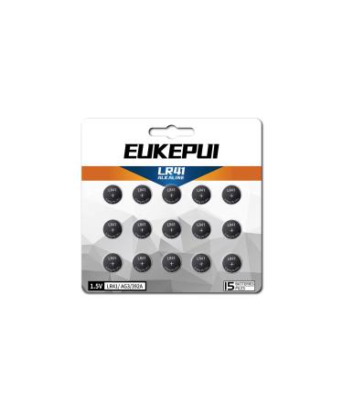 LR41 392 AG3 Alkaline Batteries-15 Count