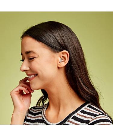 Flare Calmer Pro Mini - Premium Soft Reusable Silicone Ear Plugs - Reduce Annoying Noises Without Blocking Sound - Small Size with Aluminium Core - Ice - Buy Online on GoSupps.com
