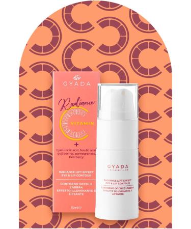 GYADA COSMETICS Radiance Lift Effect Eye & Lip Contour brightening eyes and lips antioxidant effect against aging and expression signs vitamin C base 15 ml - Buy Online on GoSupps.com
