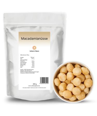Sultan s Palace MacadamiaS slzen - 1000g - natural raw food nuts - Macadamia - nut snack and for mueslis - Macadamia nuts - raw food quality (vegan) Macadamia 1 kg (1 Pack)