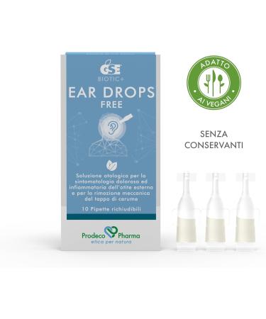 GSE Biotic+ Ear Drops - Free Otological Solution for Ear Health | 10 Pipettes Available - International Shipping - Buy Online on GoSupps.com