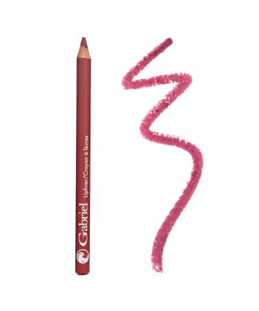 Gabriel Cosmetics Classic Lip Liner, Classic Lipliner, Natural, Paraben Free, Vegan, Gluten-free,Cruelty-free, Non GMO, High performance and long lasting, Infused with Jojoba Seed Oil and Aloe, 0.04 oz.. (Berry)