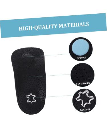 FRCOLOR Non-Slip Half Pad Arch Support Insoles - Anti-Skid Forefoot Cushions for Flatfoot & Comfort - International Shipping Available - Buy Online on GoSupps.com