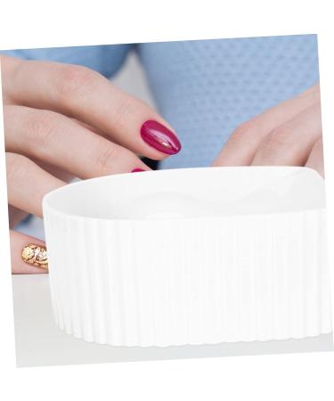 PLAFOPE Manicure Hand Soak Bowl Nail Soaking Bowl Nail Color Removing Bowl Manicure Bowl for Hand Nail Salon Supplies Nail Art Remover Bowl Manicure Wash Bowls Nail Soak off Bowl - Buy Online on GoSupps.com