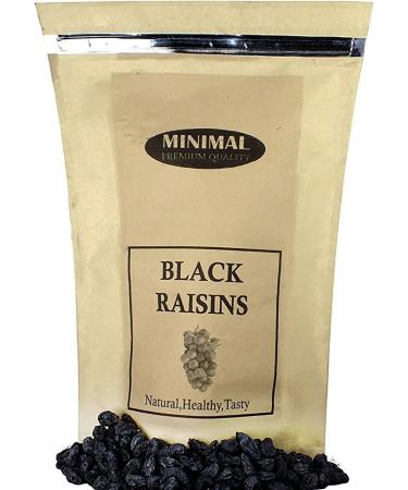 SHN Dried Black Raisins/Black Kishmish with Seed 500Gr