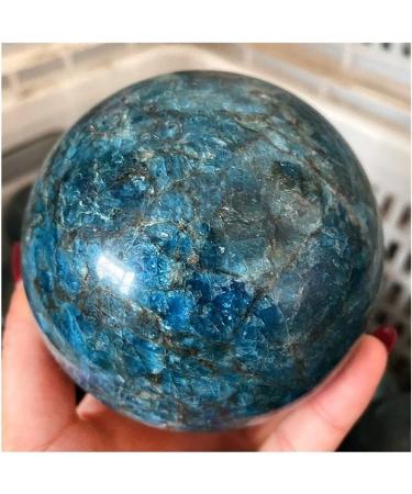 Buy JUKUCKV Blue Apatite Ball - 55mm Natural Healing Stone for Spiritual Support | Polished Crystal for Chakra & Meditation - Buy Online on GoSupps.com