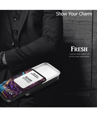 Solid Perfume Set Personal Fragrance All Natural Craftsmanship for Men Travel Friendly with Sliding Jar Series Black - Buy Online on GoSupps.com