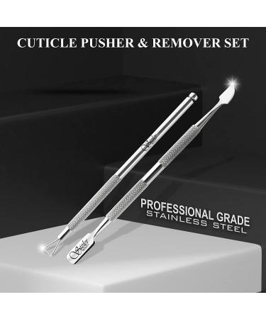 Cuticle Pusher Tool by Sizler Beauty Nail cleaner UV Gel Nail Polish Remover Tool/Scraper Professional Cuticle Pusher Set/Manicure & Pedicure Set Pack of 2  - Buy Online on GoSupps.com