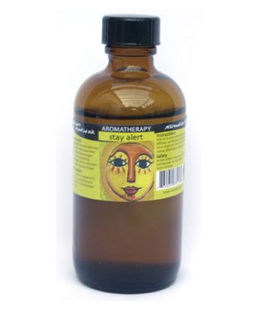 Earth Solutions Affirmation Oil | Stay Alert 4oz | Aromatherapy Diffuser Oils | A Calm Essential Oil Blend with Positive Affirmation | Pure Therapeutic Grade Essential Oil