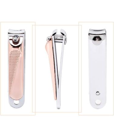 OUSIKA Nail Clippers Nail Clippers Stainless Steel Dead Skin Manicure Fingernail Cutter Portable Travel Hygiene Toenail Scissors Pedicure Tools Nails (Color : Pink Size : Bevel) Bevel Pink - Buy Online on GoSupps.com