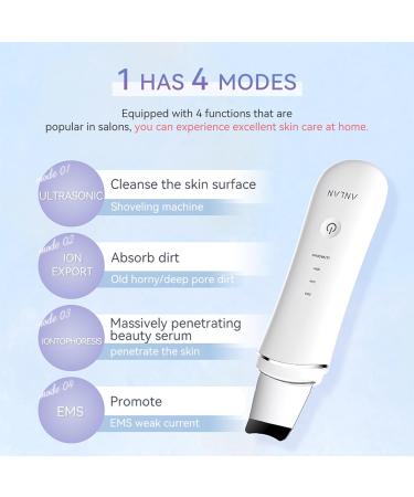 Blackening Remover & Skin Scrubber - Ultrasound Peeling Pore Cleaner Waterproof Acne Treatment | Facial Care & Massage - Buy Online on GoSupps.com