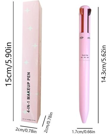  Wenmin Eye Pencil Highlighter - Waterproof Matte Eyebrow Pen 4 Colors Anti-Sweat Easy to Colour Rotating Lip Pen Long-Lasting Formula for All Wenmin - Buy Online on GoSupps.com