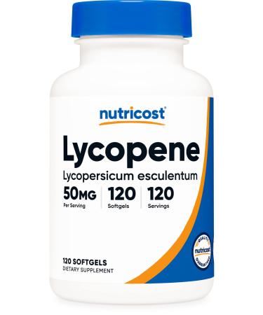 Nutricost Lycopene 50mg Softgels (120 Count) - Buy Online on GoSupps.com