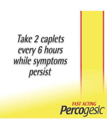 Percogesic Aspirin-Free Pain Reliever/Fever Reducer 90 Coated Tablets - Buy Online on GoSupps.com