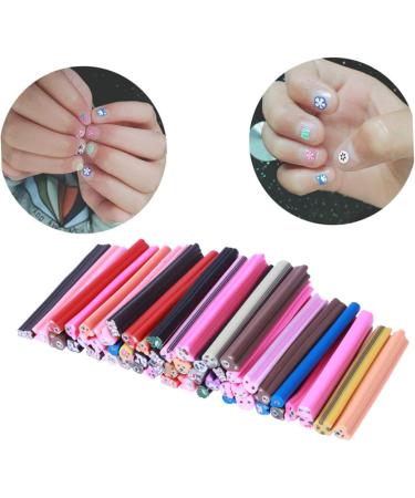Housoutil 150 Pcs Scrapbooks Nail Art Tips Decoration Scrapbooking Self Made Claycanes Spray Talcum Customizable Diy Nail Art Supplies Scrapbook Book Scatchbook Polymer 3d Manicure - Buy Online on GoSupps.com