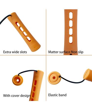Large Dark Orange Perm Rods Hair Rollers for Natural Hair Styling - Buy Online on GoSupps.com