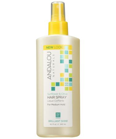 Andalou Naturals Medium Hold Hair Spray Sunflower and Citrus - 8.2 fl oz