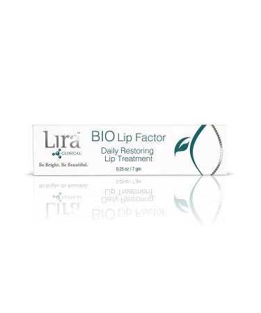 Lira Clinical Bio Lip Factor Lip Balm SPF 15 - Lip Treatment with Peptides, Vitamin C, E, Jojoba Oil, Avocado Oil - Moisturizer for Dry Lips - 0.25 oz - Buy Online on GoSupps.com