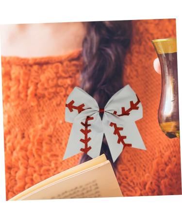 Beatifufu Kids Baseball Bows for Hair Kid Hair Ties Baseball for Kids Hair Clips for Kids Hair Ties for Kids Hair Accessories for Kids Cheerleader Bows Hair Bands Ribbon Woman Girl Ponytail - Buy Online on GoSupps.com