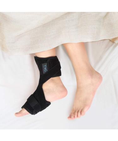 Yosoo Health Gear Night Splint for Plantar Fasciitis - Orthopedic Support Brace with Massage Roller Ball for Pain Relief & Rehabilitation - Buy Online on GoSupps.com