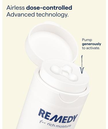 Remedy for Rich Moisture | Barrier Repairing Rich Cream Moisturizer for Normal to Dry Skin | Quadruple Ceramide Complex Peptides Squalane Glycerin | By Dermatologist Dr. Shah 1.7 fl. oz - Buy Online on GoSupps.com