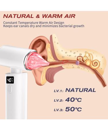 BAUSATZ Rechargeable Ear Dryer - 650nm Red Light Moisture Removal for Swimmers | Swim Ear Thermoregulation - Buy Online on GoSupps.com