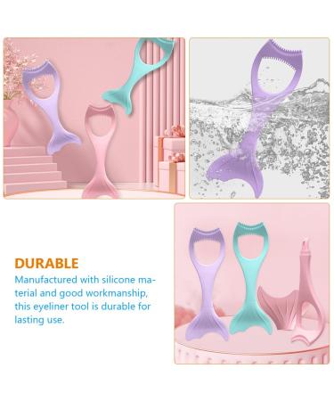 Buy FRCOLOR Silicone Mascara Shield Applicator Tool - 2pcs Violet | Perfect Eyelash Comb Guard for Perfect Lash Application - International Shipping Available - Buy Online on GoSupps.com
