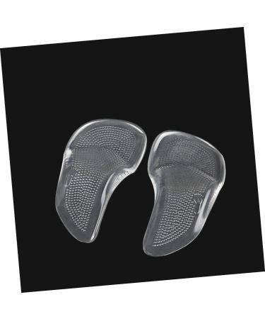 Healeved Clear Pumps Insoles - 3 Pair Heel Grips & Cushions for High Heels | Gel Half Insoles with Arch Support & Soft Massage Pads - Buy Online on GoSupps.com