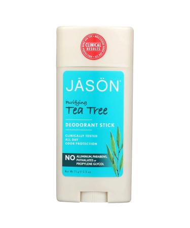 Jason Purifying Tea Tree Deodorant Stick - 2.5 oz Tea Tree 2.5 Ounce (Pack of 1)