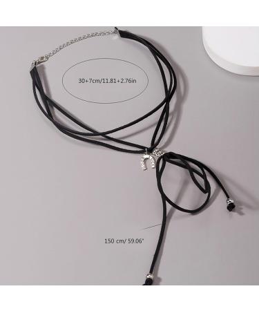 OralGos Stylish U-shaped Multi-Band Necklace - Personalized Chain Ornament for Women & Girls | Trendy Jewelry Gift - Buy Online on GoSupps.com